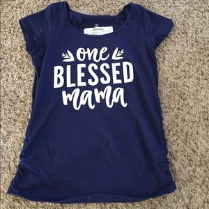 Maternity shirt “Blessed Mama” NWT
